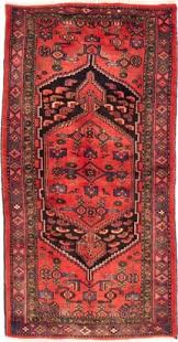 hand knotted andelz red wool rug