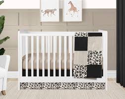 Cheetah Print Crib Bedding Set Baby