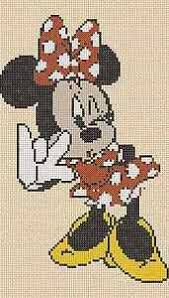 Details About Minnie Mouse Counted Cross Stitch Chart No 10 3