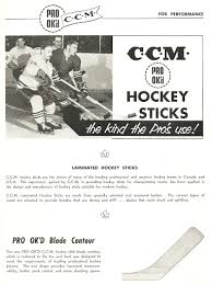 layin on the lumber the ccm hockey stick
