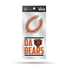 Chicago Bears Double Up Die Cut Vinyl Stickers
