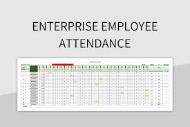 enterprise employee attendance excel
