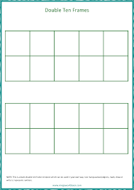 ten frame template blank ten frames