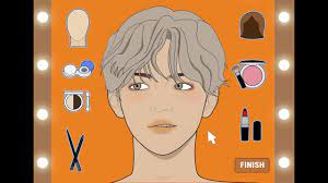 korean idol boys makeup game clic