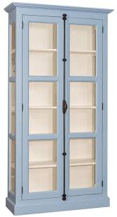 Solid Wood Cabinet With 2 Glass Doors