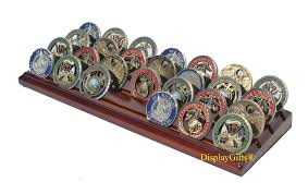 military challenge display coin holder