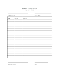 Overtime Sheet Format Download In Spreadsheet Template Tracking