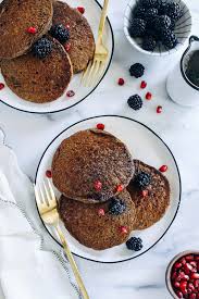 vegan buckwheat gingerbread pancakes