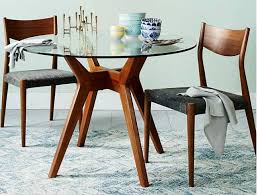 Teak Wood Dining Table Round Top With 4