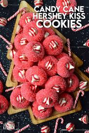 candy cane hershey kiss cookies lord