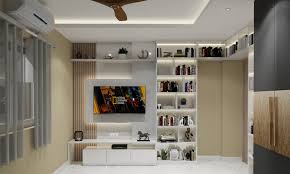Master Bedroom Tv Unit And Wall Design