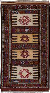 65319 tribal kurdish kochan kilim rug