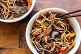 beef   fresh vegetable noodle bowls
