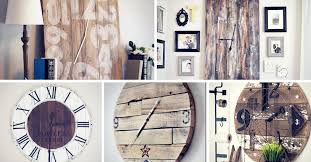 12 Rustic Wall Clock Ideas That Will