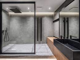 install bathroom glass partition ideas