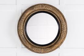 19th Century Regency Gilt Convex Mirror