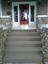 painting concrete steps