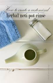 herbal neti pot rinse for allergies