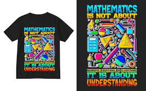 Mathematics T Shirt Designmath Teacher