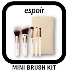 espoir mini brush kit with pouch