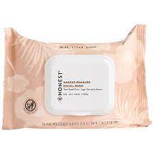 honest beauty wipes makeup remover 30 sheets