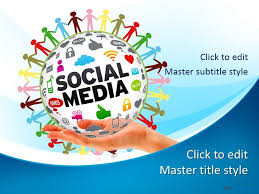 Free Social Media Network Ppt Template For Microsoft