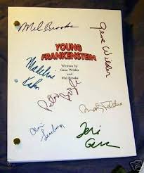 Последние твиты от young frankenstein (@youngfrankldn). Young Frankenstein Script Signed By Cast 7 Mel Brooks 31747180