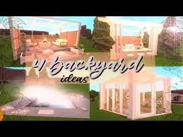 bloxburg 4 cute backyard ideas you