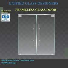 Hinged Frameless Toughened Glass Door