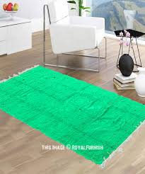 cotton chindi area rug 4x6