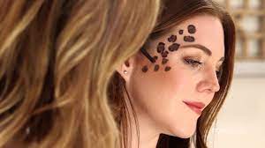 leopard print makeup halloween makeup