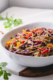 asian style noodle salad sweet savory