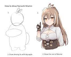 How to Draw Mumei : r/Hololive
