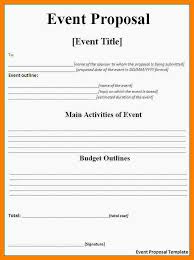8 Event Proposal Sample Business Opportunity Program