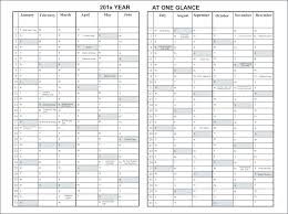 Week At A Glance Calendar Template Free Day Luxury Tricks And