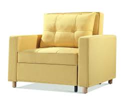 Single Seat Sofa Cum Bed Square Arm