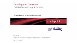 Cradlepoint Technology Products At Streakwave Wireless Inc