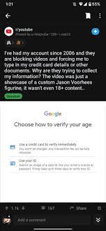 List of valid credit card generators and how to bypass online credit card verification with them. Some Youtube Users Aerated By Age Verification Request On Certain Videos