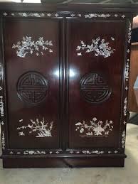 asian rosewood bar cabinet cherry