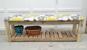 Boost your entryway's style and function with this diy storage bench. Diy Upholstered Bench Ryobi Nation Projects