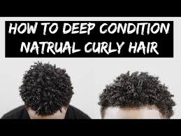 how to deep condition natural curly