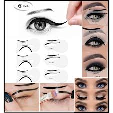 stencils for perfect cat eyeliner and