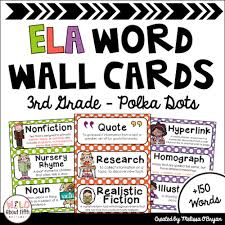 Ela Voary Word Wall Sets You Need