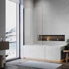 Elegant Frameless Bath Shower Screen