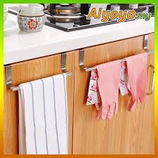 Protect kitchen shelves and drawers Stainless Steel Door Hook Kitchen Cabinet Clothes Wall Hangers Organizer Holder Nails Screws Fasteners Home Garden