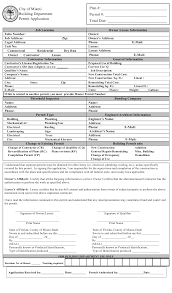 Over 150 people were still unaccounted for after a residential building collapsed in the beachfront community. City Of Miami Florida Building Department Permit Application Download Printable Pdf Templateroller