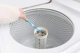 how to clean a washer lint trap