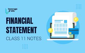 Financial Statement Class 11 Notes