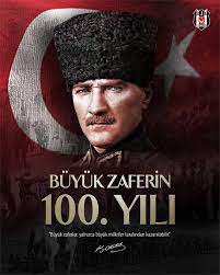 Beşiktaş JK on Twitter: "Büyük zaferler, yalnızca büyük milletler  tarafından kazanılabilir! 30 Ağustos Zaferi'nin 100. yıl dönümünde başta  Gazi Mustafa Kemal Atatürk ve silah arkadaşları olmak üzere tüm  kahramanlarımızı saygı, rahmet ve