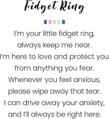 enamel fidget rings for anxiety women